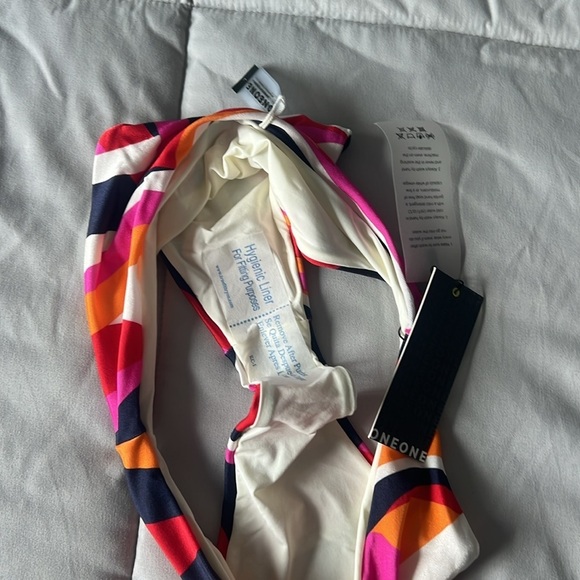 Lulus Taylor White Multi Print High Waisted Bikini Bottoms - Picture 7 of 7